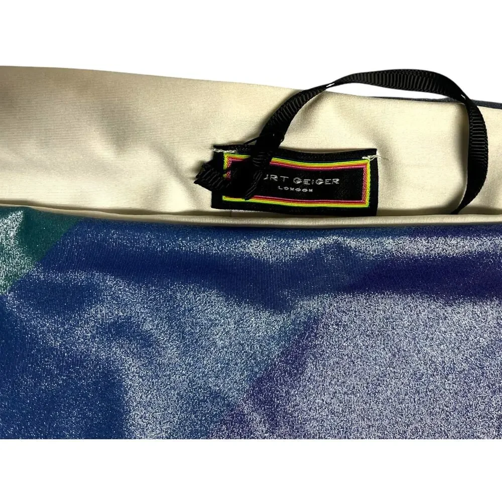 Kurt Geiger London KENSINGTON Multi Shimmer Stripe Bikini bottoms | Sz XL - Picture 9 of 16